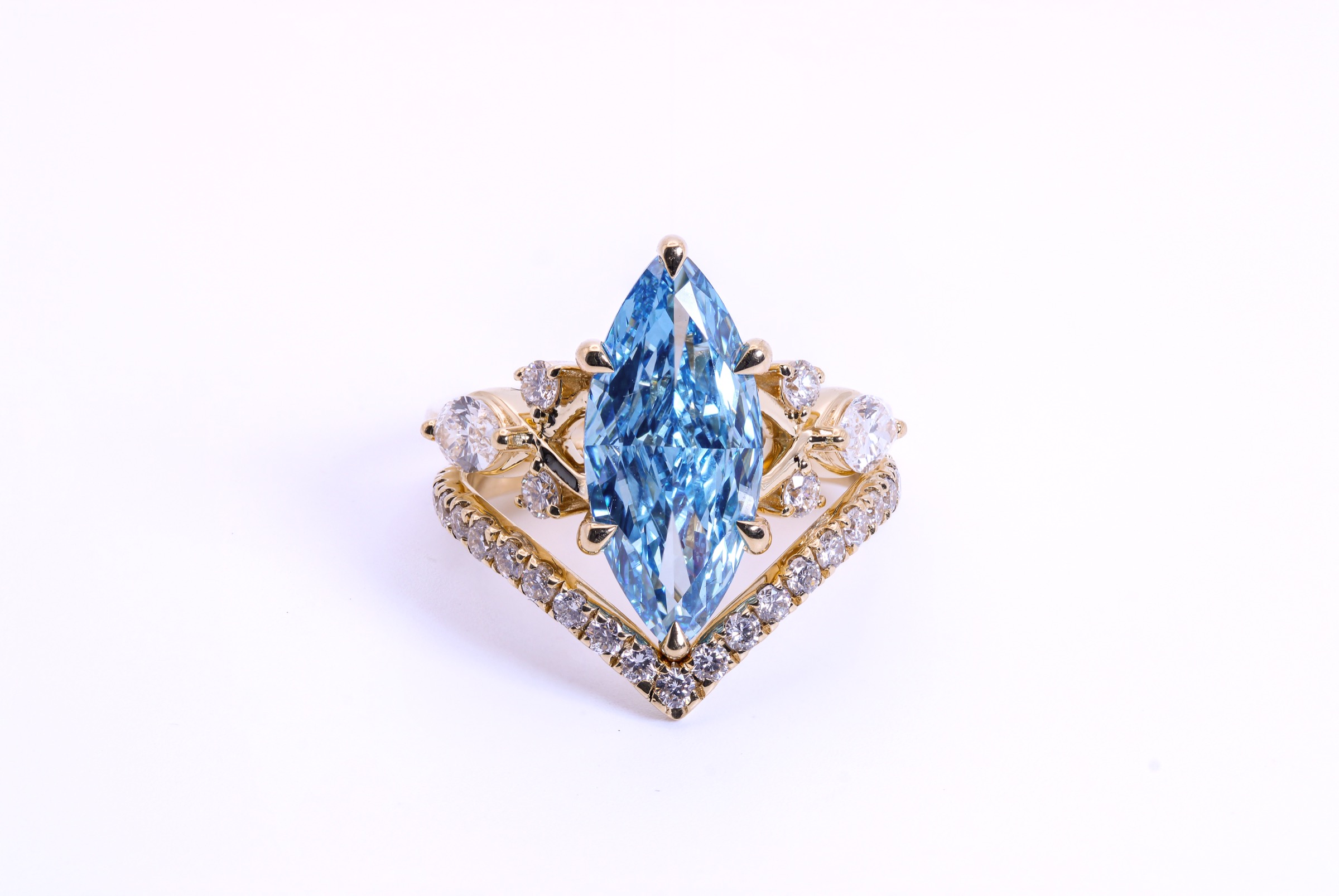 J engagement ring